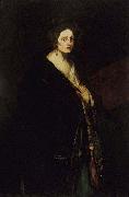 Robert Henri Woman in Manteau oil painting on canvas